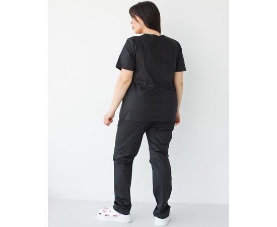 Изображение 2 Women's medical suit Topaz black NEW +SIZE s. 56, "WHITE COAT" 492-321-705, Size: 56, Color: black