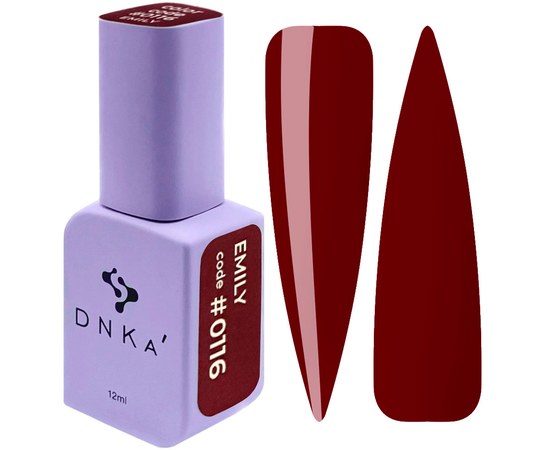 Зображення  Гель-лак для нігтів DNKa Color №0116 Emily, 12 мл, Об'єм (мл, г): 12, Цвет №: 0116