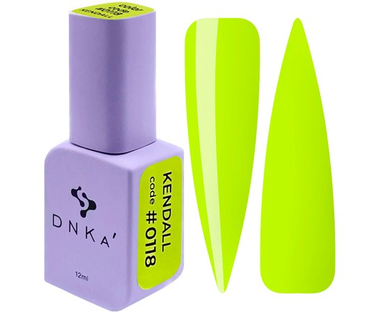 Изображение  Гель-лак для ногтей DNKa Color №0118 Kendall, 12 мл, Объем (мл, г): 12, Цвет №: 0118