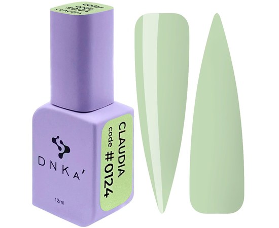 Зображення  Гель-лак для нігтів DNKa Color №0124 Claudia, 12 мл, Об'єм (мл, г): 12, Цвет №: 0124