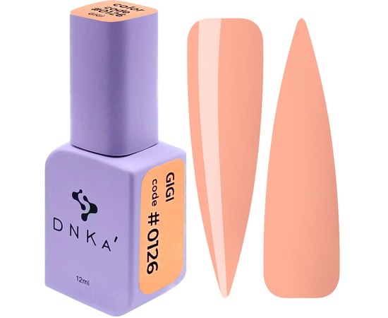 Изображение  Гель-лак для ногтей DNKa Color №0126 Gigi, 12 мл, Объем (мл, г): 12, Цвет №: 0126