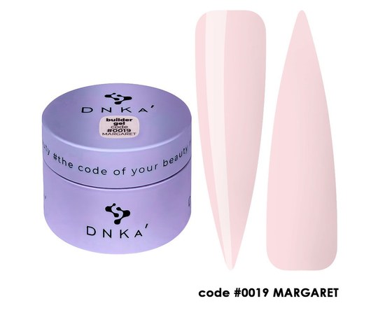 Изображение  DNKa Builder Gel #0019 Margaret, 30 ml, Volume (ml, g): 30, Color: 0019