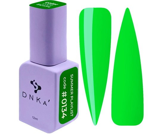 Изображение  DNKa Color Summer Playlist Gel Polish №0134, 12 ml, Volume (ml, g): 12, Color: 0134