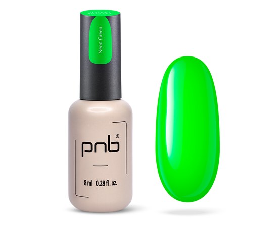 Изображение  Гель конструирующий PNB Sculpting Strong Iron Gel Neon Green, 8 мл, Объем (мл, г): 8, Цвет №: Neon Green