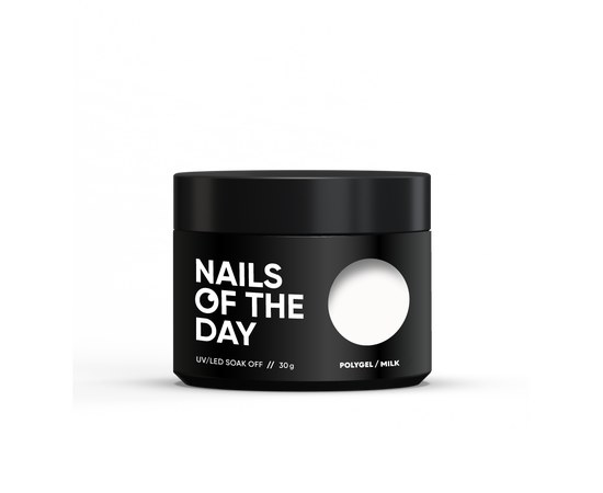 Изображение  Nails of the Day Polygel milk – Полигель полупрозрачный молочный, 30 г