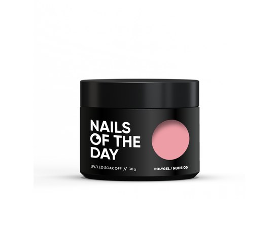 Изображение  Nails of the Day Polygel nude 05 – Полигель розовый нюд, 30 г, Объем (мл, г): 30, Цвет №: 05