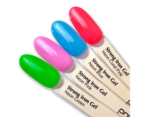 Изображение 4 Гель конструирующий PNB Sculpting Strong Iron Gel Neon Green, 8 мл, Объем (мл, г): 8, Вариант: Neon Green