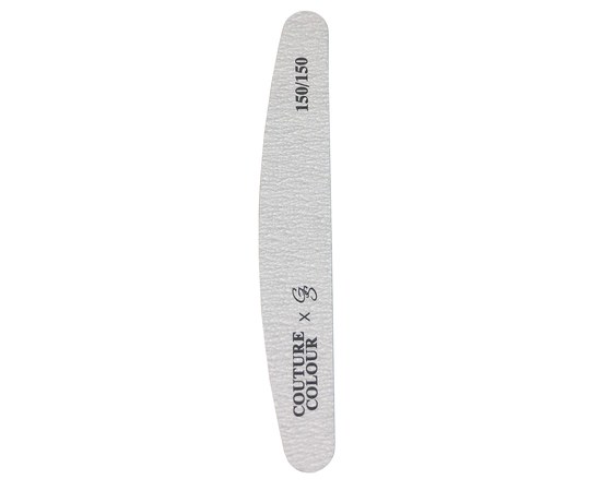 Изображение  Zebra semicircle nail file Couture Colour 150/150 grit