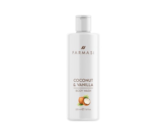 Изображение  Shower gel Farmasi "Coconut and Vanilla", 225 ml