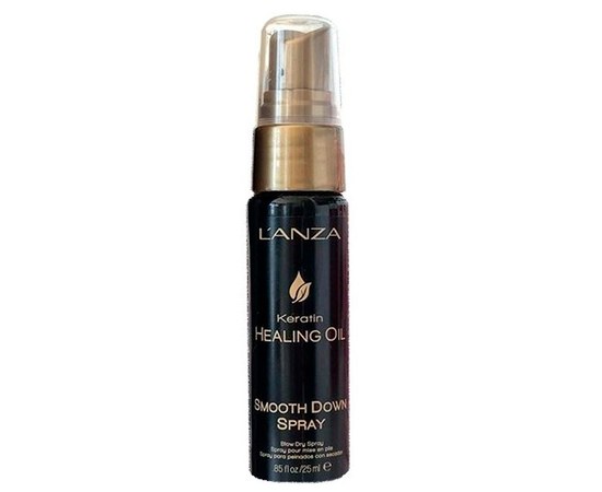 Зображення  Спрей для гладкої укладки з кератиновим еліксиром LʼANZA Keratin Healing Oil Smooth Down Spray, 25 мл