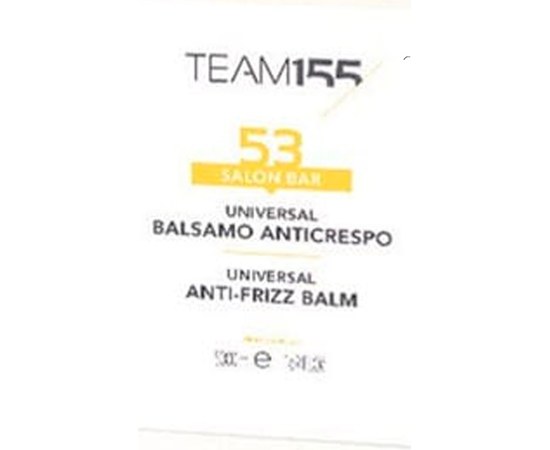 Изображение  Бальзам-антифриз для всех типов волос TEAM155 Salon Bar 53 Balsam, 15 мл