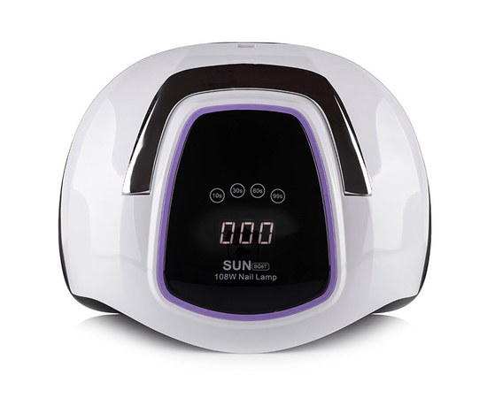 Зображення 2 Лампа для манікюру SUN BQ6T LED/UV 108 Вт, біла з фіолетовим
