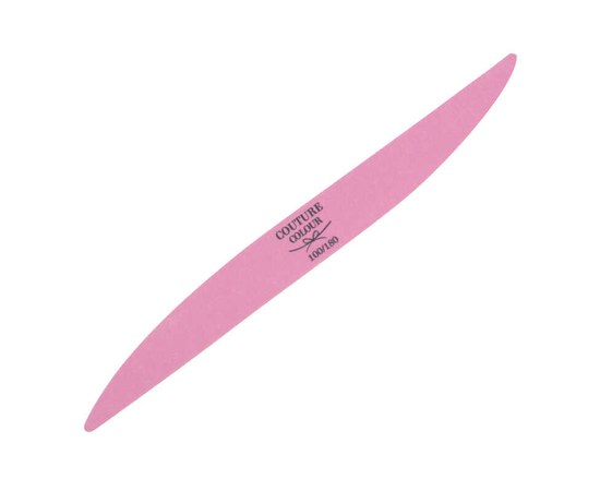 Изображение  Double knife nail file Couture Colour 100/180 grit white/pink