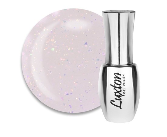 Изображение  LUXTON Miss Base camouflage base №003 pale pink with gold leaf, 10 ml, Volume (ml, g): 10, Color No.: 3