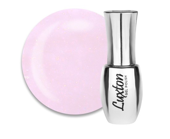 Изображение  LUXTON Miss Base camouflage base №004 soft pink with gold leaf, 10 ml, Volume (ml, g): 10, Color No.: 4