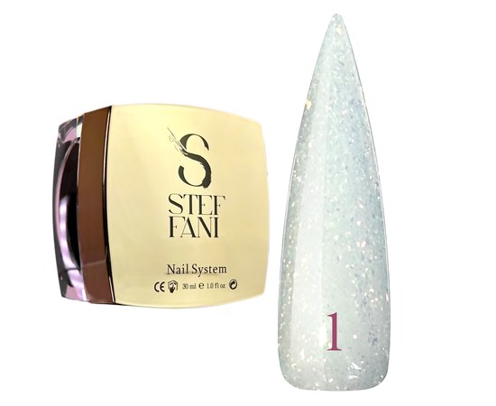 Изображение  Modelling nail gel Steffani Builder Gel Starry Sky No.1, 30 ml, Volume (ml, g): 30, Color No.: 1