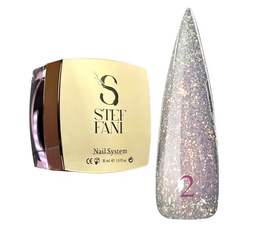 Изображение  Modelling nail gel Steffani Builder Gel Starry Sky No.2, 30 ml, Volume (ml, g): 30, Color No.: 2