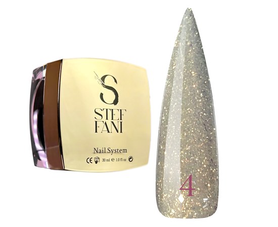 Изображение  Modelling nail gel Steffani Builder Gel Starry Sky No.4, 30 ml, Volume (ml, g): 30, Color No.: 4