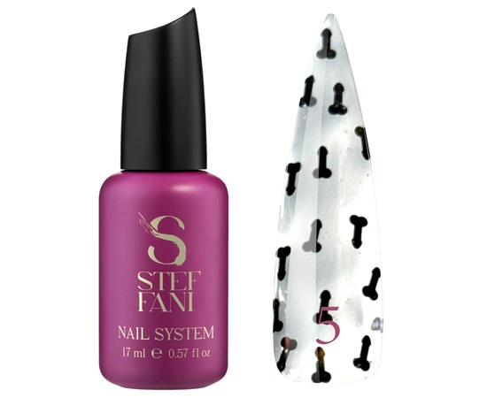 Изображение  Top for gel polish Steffani Top Erotic No.5, 17 ml, Volume (ml, g): 17, Color No.: 5