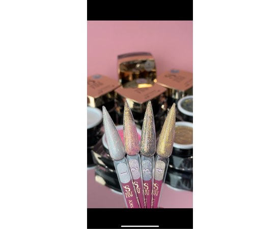 Изображение 3 Modelling nail gel Steffani Builder Gel Starry Sky No.3, 15 ml, Volume (ml, g): 15, Options: 3