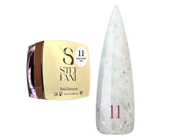 Изображение  Liquid modelling nail gel Steffani Light Acryl Gel No.11, 10 ml, Volume (ml, g): 10, Color No.: 11