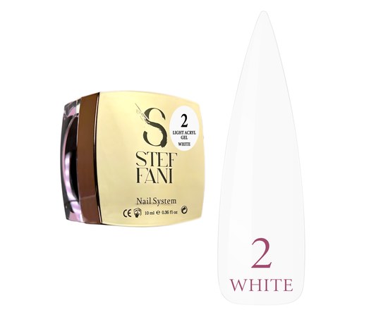 Изображение  Liquid modelling nail gel Steffani Light Acryl Gel No.02, 10 ml, Volume (ml, g): 10, Color No.: 2