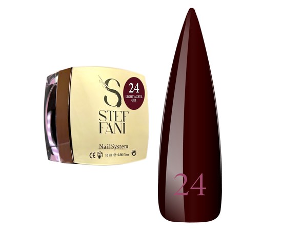 Изображение  Liquid modelling nail gel Steffani Light Acryl Gel No.24, 10 ml, Volume (ml, g): 10, Color No.: 24