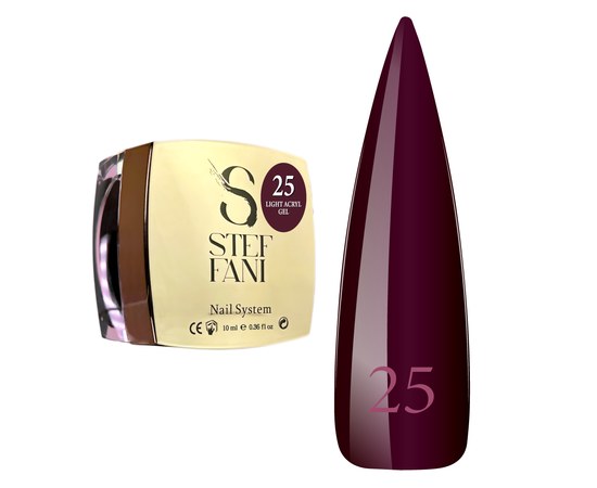 Изображение  Liquid modelling nail gel Steffani Light Acryl Gel No.25, 10 ml, Volume (ml, g): 10, Color No.: 25