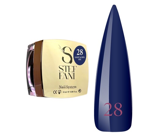 Изображение  Liquid modelling nail gel Steffani Light Acryl Gel No.28, 10 ml, Volume (ml, g): 10, Color No.: 28