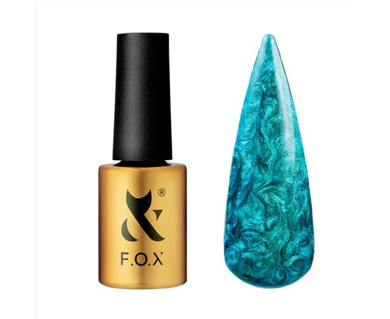 Изображение  Gel polish for nails with pearl effect F.O.X Aurora No.005, 7 ml, Volume (ml, g): 7, Color No.: 5