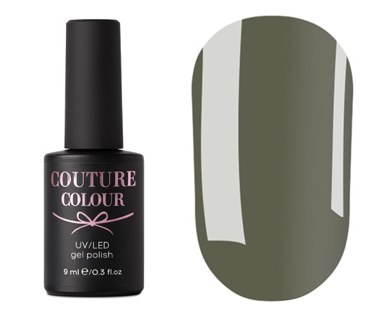 Изображение  Gel polish Couture Colour LE 06 light gray with a slight greenish tint, 9 ml, Volume (ml, g): 9, Color No.: LE06