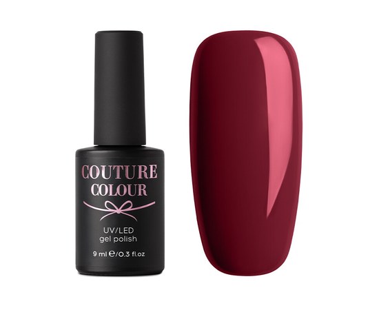 Изображение  Couture Color Gel Polish No. 195 Dark Burgundy, 9 ml, Color No.: 195