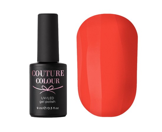 Изображение  Gel polish Couture Colour LE 28 bright neon coral, 9 ml, Volume (ml, g): 9, Color No.: LE28