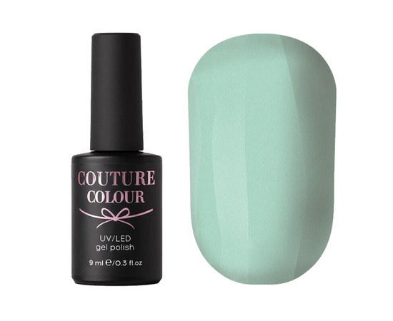 Изображение  Gel polish Couture Colour LE 37 green mint, 9 ml, Volume (ml, g): 9, Color No.: LE37