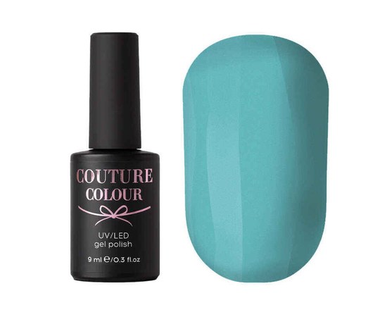 Изображение  Gel polish Couture Colour LE AW 46 turquoise-blue, 9 ml, Volume (ml, g): 9, Color No.: LE46