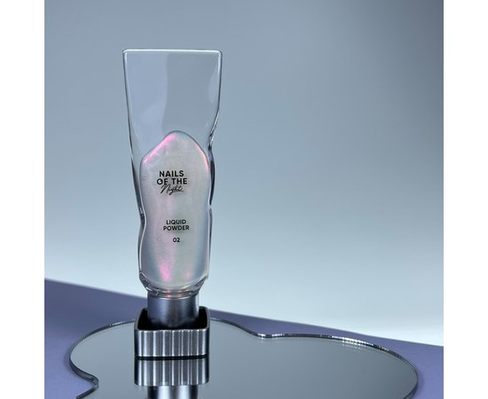 Изображение 2 Nails of the Day Liquid powder 02 with a shimmer from green to red-pink, 5 g