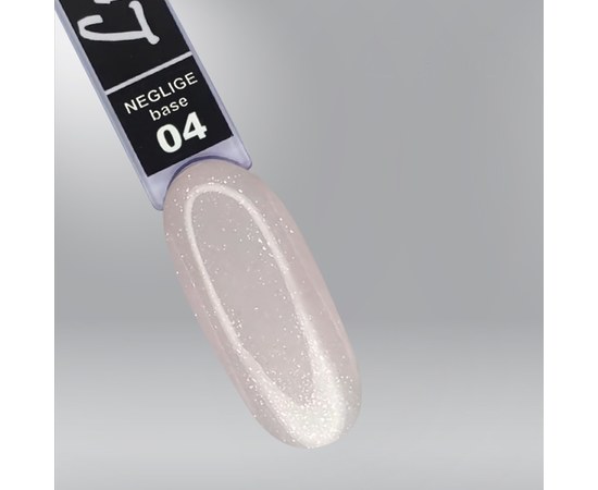 Изображение  LUXTON Neglige Base camouflage base №004 light pink with shimmer, 30 ml, Volume (ml, g): 30, Color No.: 4