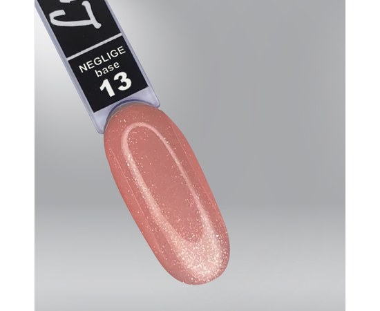 Изображение  LUXTON Neglige Base camouflage base #013 nude pink with shimmer, 30 ml, Volume (ml, g): 30, Color No.: 13