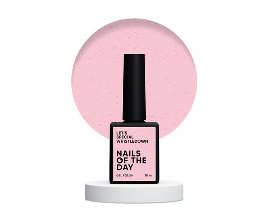 Изображение  Nails of the Day Let's special Bridgerton Whistledown – pink with gold leaf gel polish, 10 ml, Volume (ml, g): 10, Color No.: Whistledown