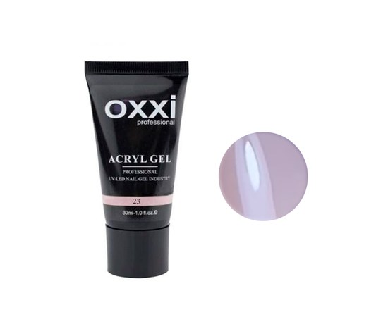 Изображение  Acryl gel Oxxi Professional Aсryl Gel №023, 30 ml, Volume (ml, g): 30, Color No.: 23