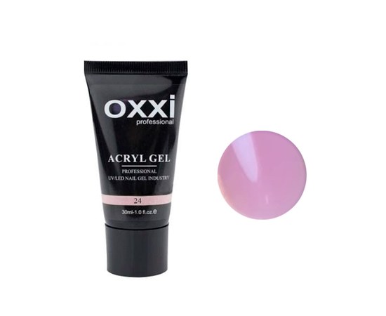 Изображение  Acryl gel Oxxi Professional Aсryl Gel №024, 30 ml, Volume (ml, g): 30, Color No.: 24