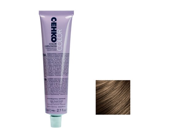 Изображение  Permanent cream hair dye C:EHKO Color Explosion 7/73 medium blonde brown-golden, 60 ml, Volume (ml, g): 60, Color No.: 7/73 средний блондин коричнево-золотистый