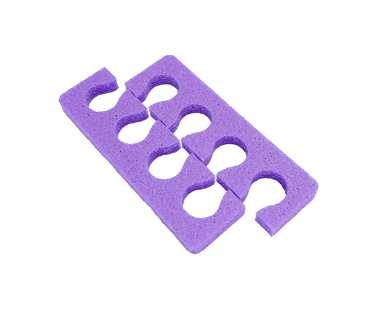 Изображение  Spacers for pedicure foam rubber soft violet, 1 pair