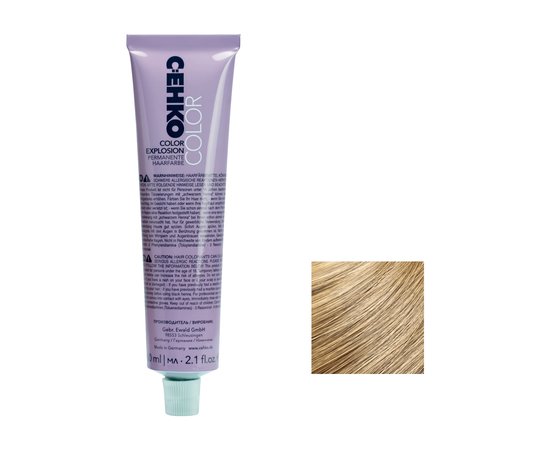 Изображение  Permanent cream hair dye C:EHKO Color Explosion 9/73 very light blonde brown-golden, 60 ml, Volume (ml, g): 60, Color No.: 9/73 очень светлый блондин коричнево-золотистый