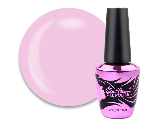 Изображение  Elise Braun Milky Pink Top, 15 ml, Volume (ml, g): 15, Color No.: Milky Pink