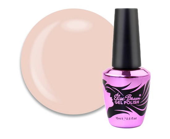 Изображение  Elise Braun Milky Peach Top, 15 ml, Volume (ml, g): 15, Color No.: Milky Peach