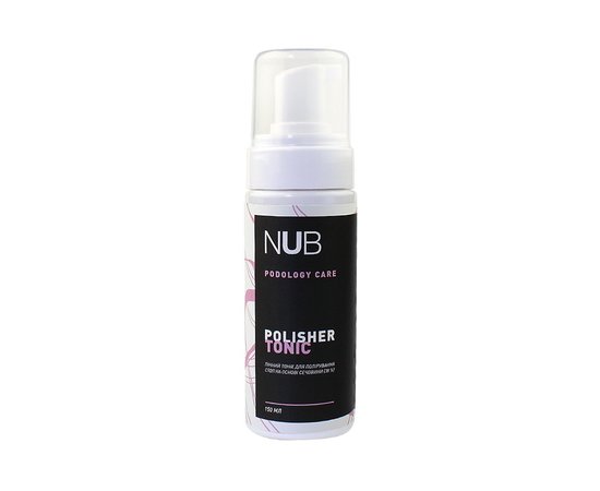 Изображение  Пенный тоник для педикюра NUB Podology Care Polisher Tonic с мочевиной 38%, 150 мл