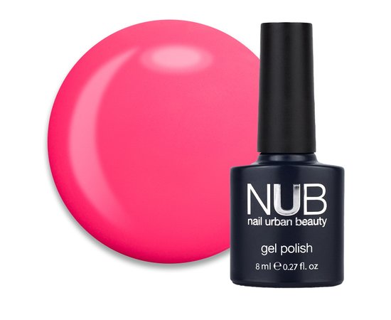 Зображення  Гель-лак NUB Gel Polish №262 Piglet Pink соковитий рожевий, 8 мл, Об'єм (мл, г): 8, Цвет №: 262