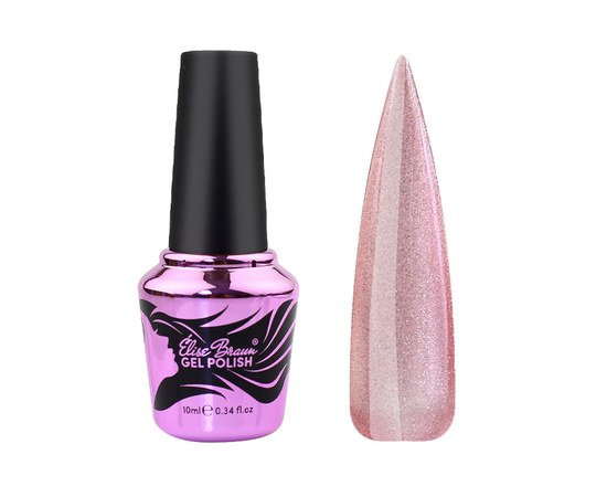 Изображение  Nail Gel Polish Elise Braun Korean Cat No.02 Beige-Pink, 10 ml, Volume (ml, g): 10, Color No.: 2