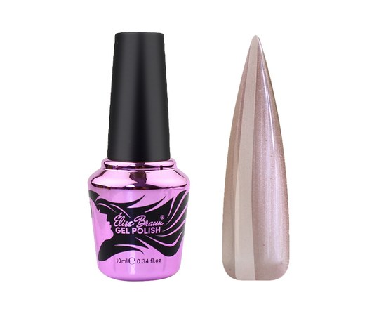 Изображение  Nail Gel Polish Elise Braun Korean Cat No.06 Latte, 10 ml, Volume (ml, g): 10, Color No.: 6